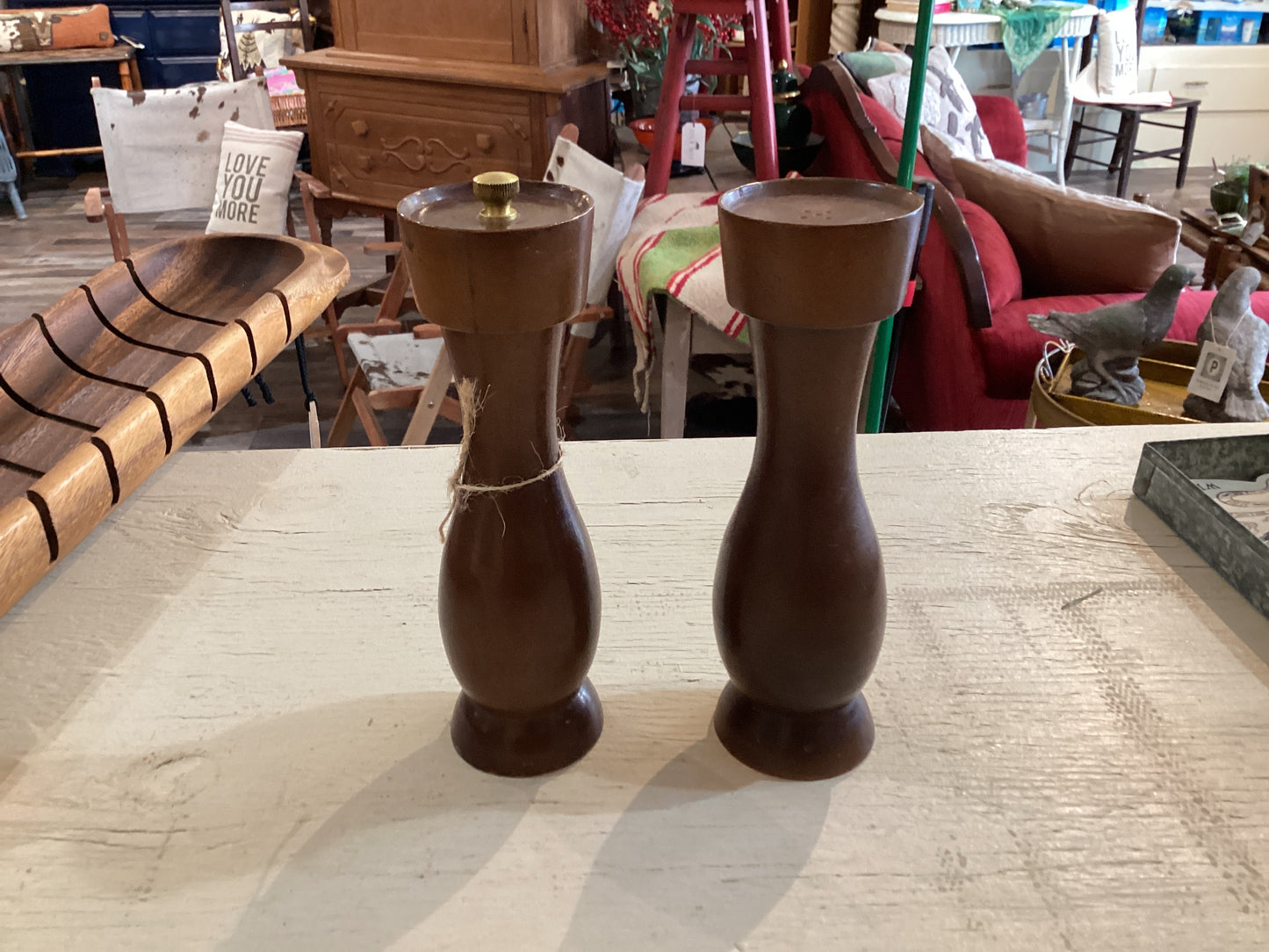 Wood Salt & Pepper Vintage
