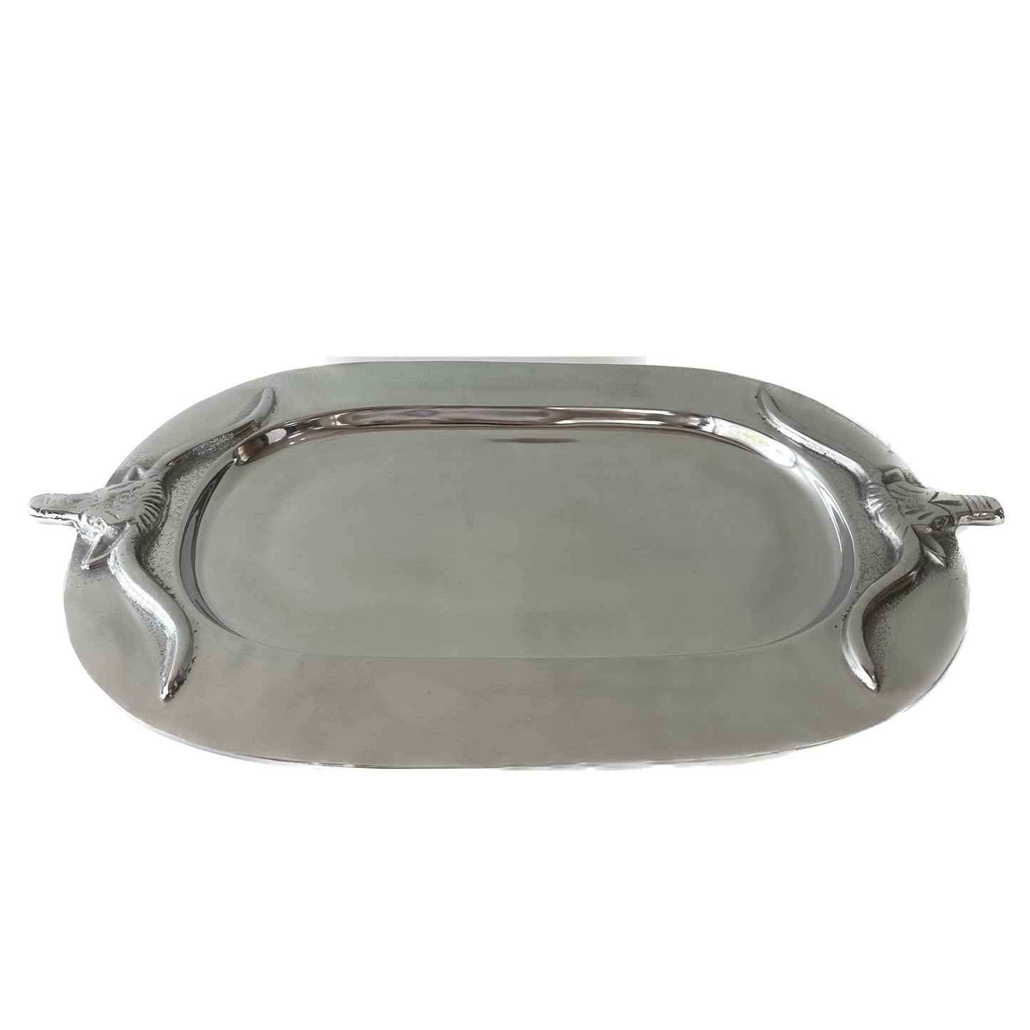 Silver Bull Tray Oval
