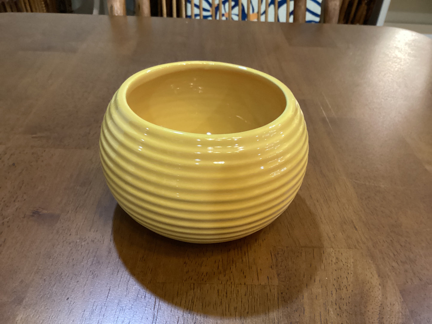 Yellow Ceramic Planter
