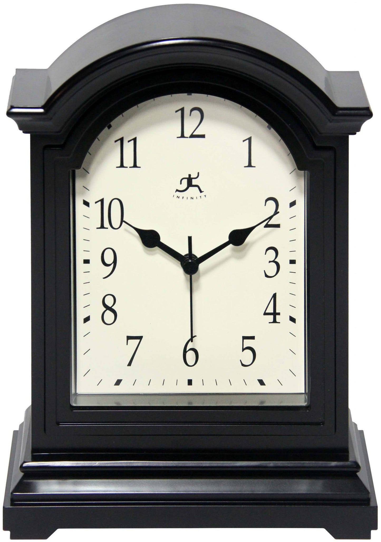 Classic Grandfather Black Traditional Tabletop Clock 9 Inch