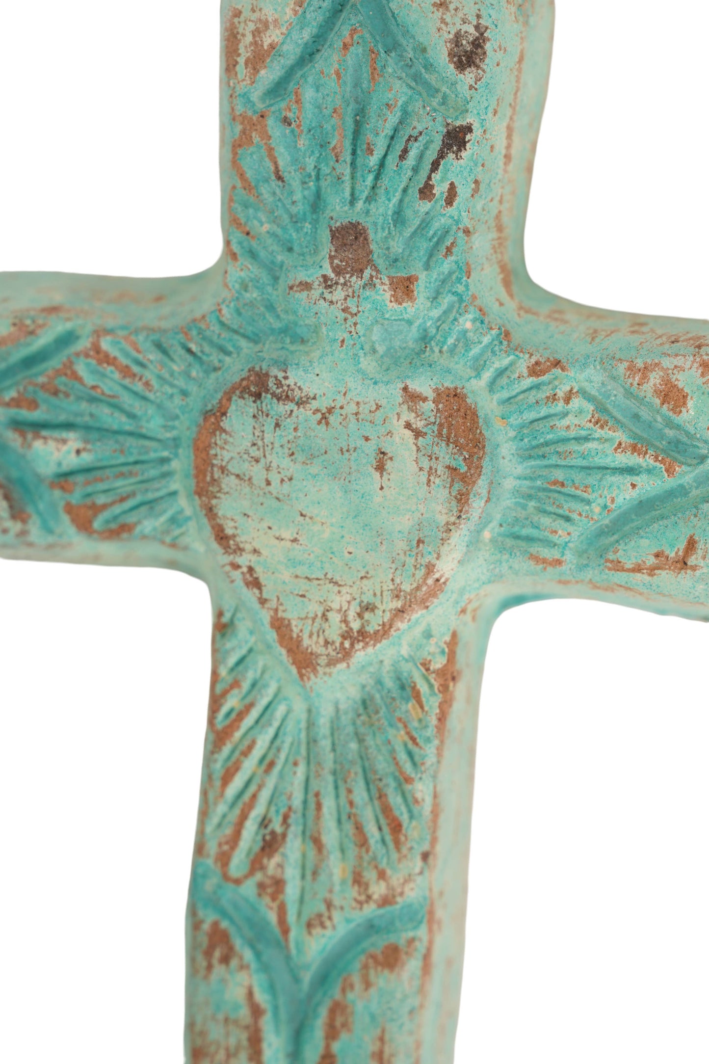 Zocalo Clay Cross-Handmade-Gorgeous-Wall-5x7.5 in-3 Colors: Red