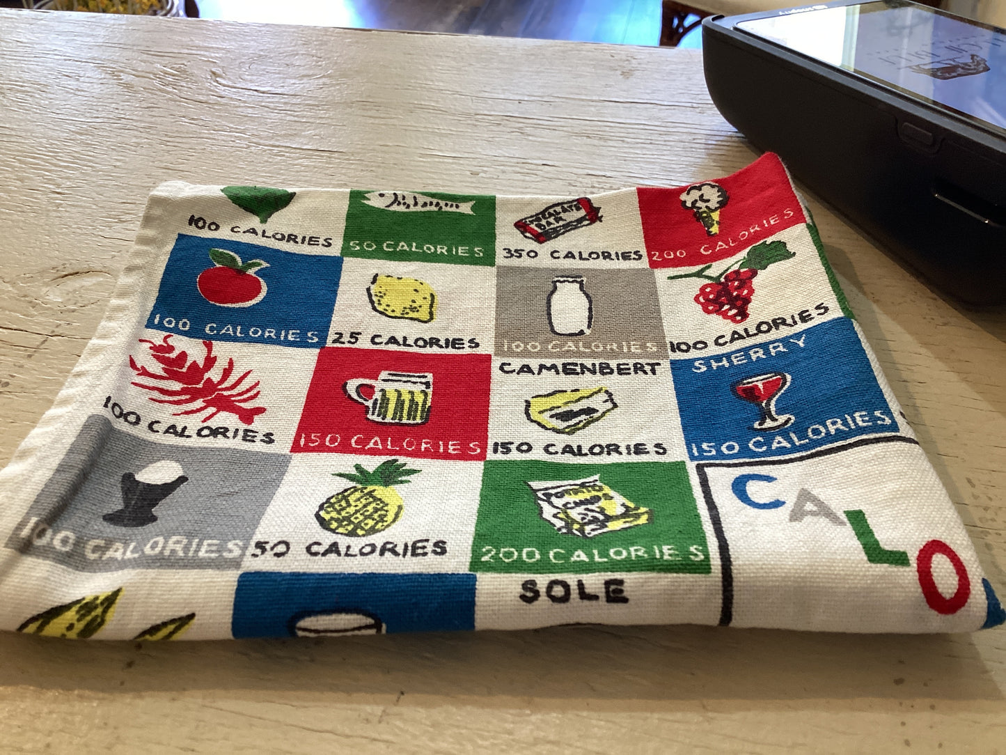 Calories Tea Towel