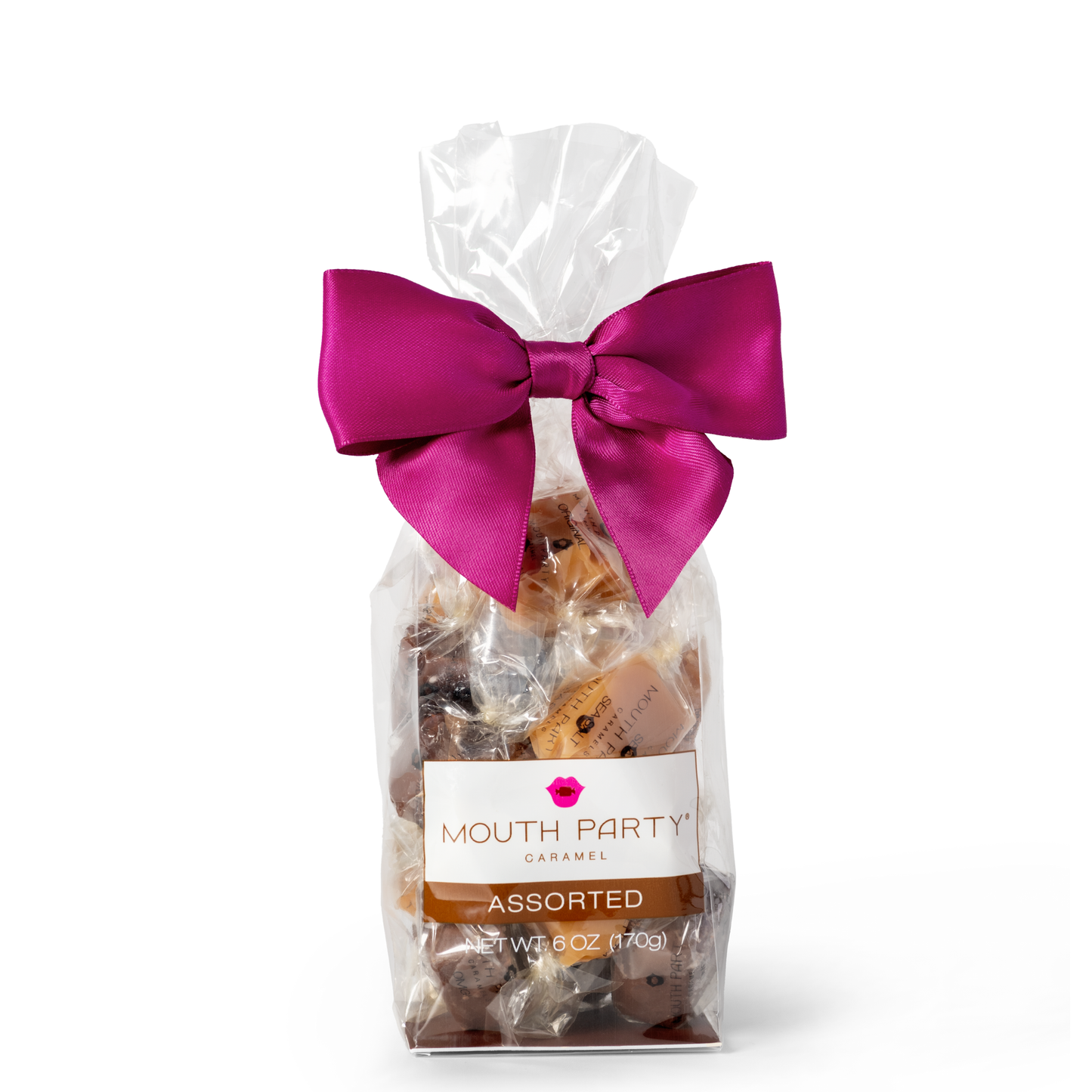 Assorted caramel 6oz gift bag