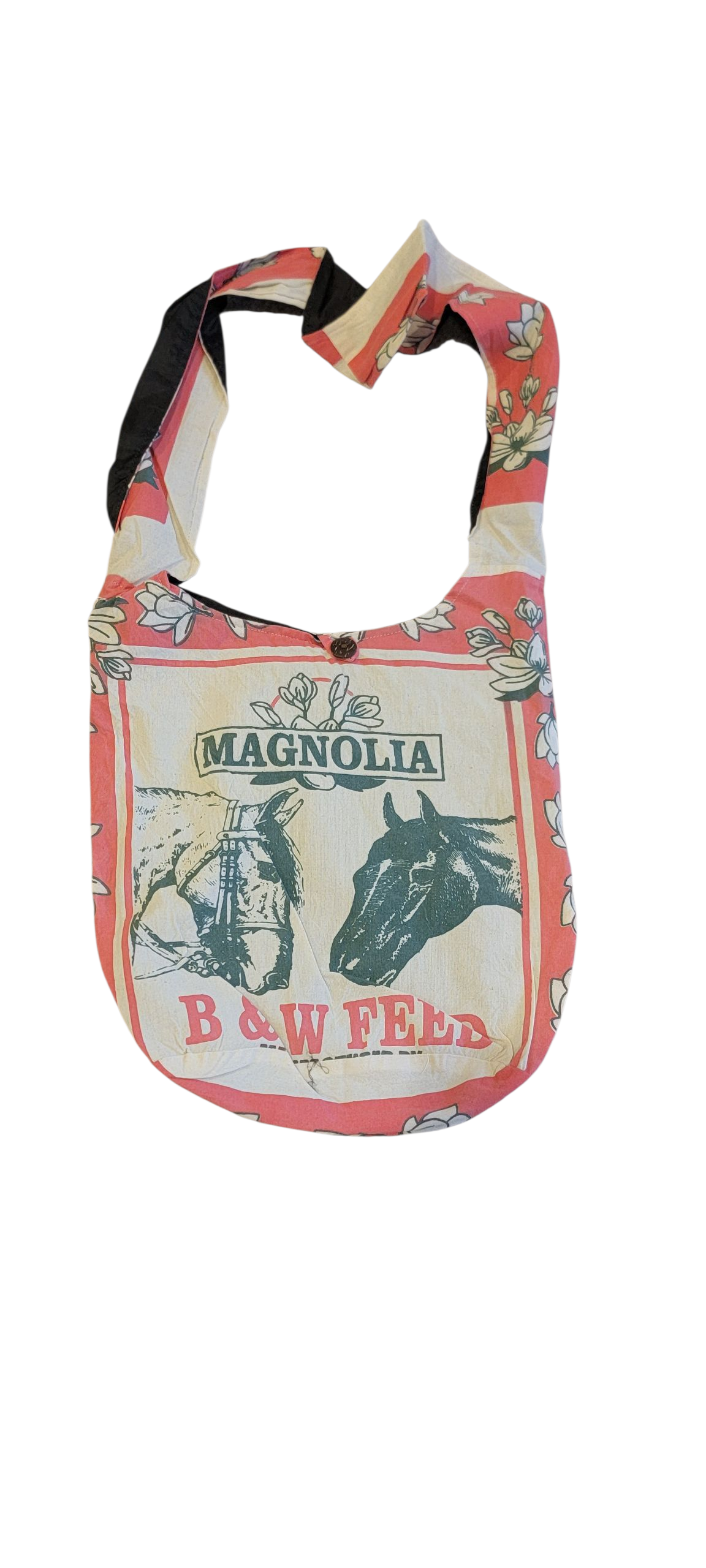 BA773 Reproduction of Flour Sack Vintage Cotton Lama Bag