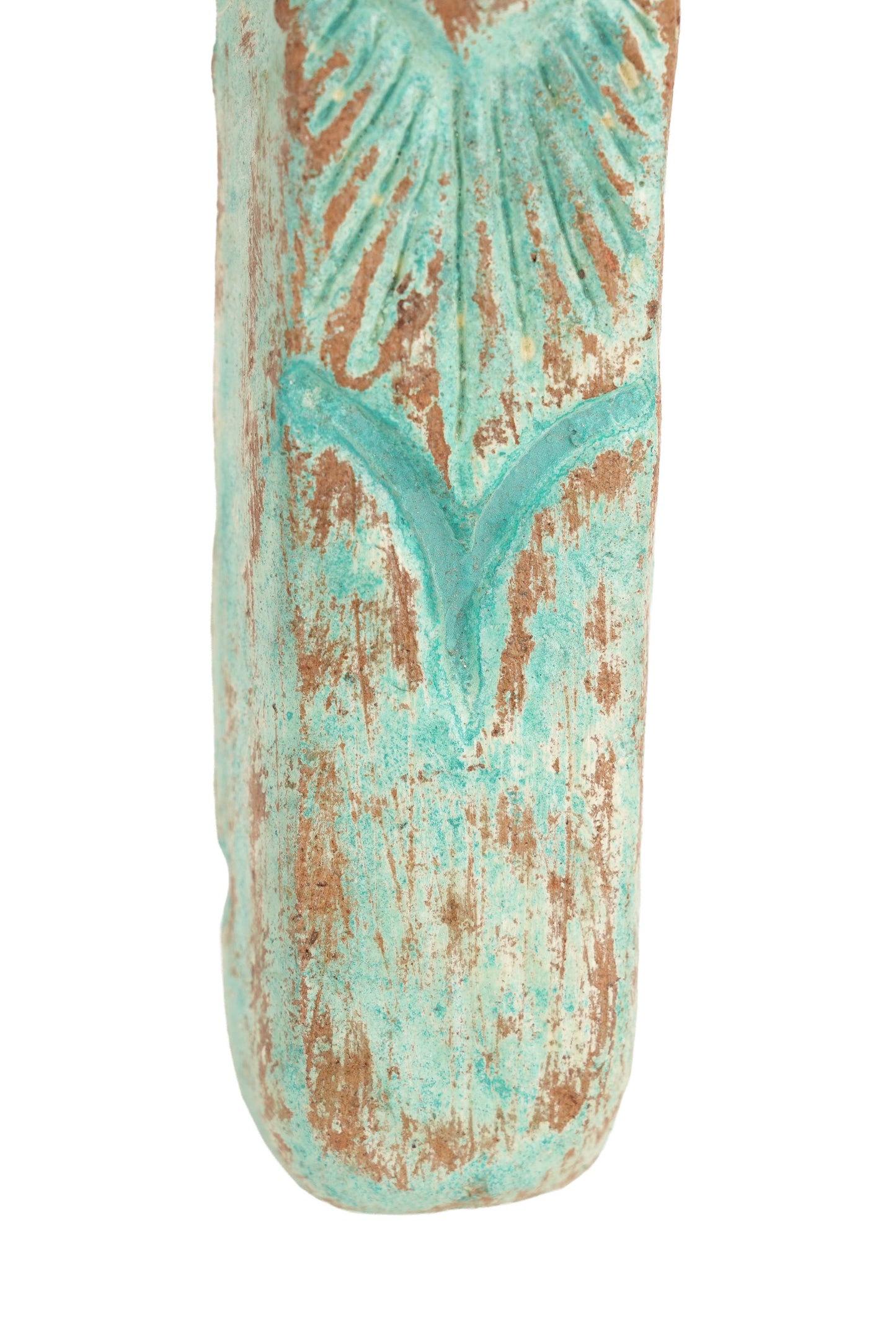 Zocalo Clay Cross-Handmade-Gorgeous-Wall-5x7.5 in-3 Colors: Turquoise