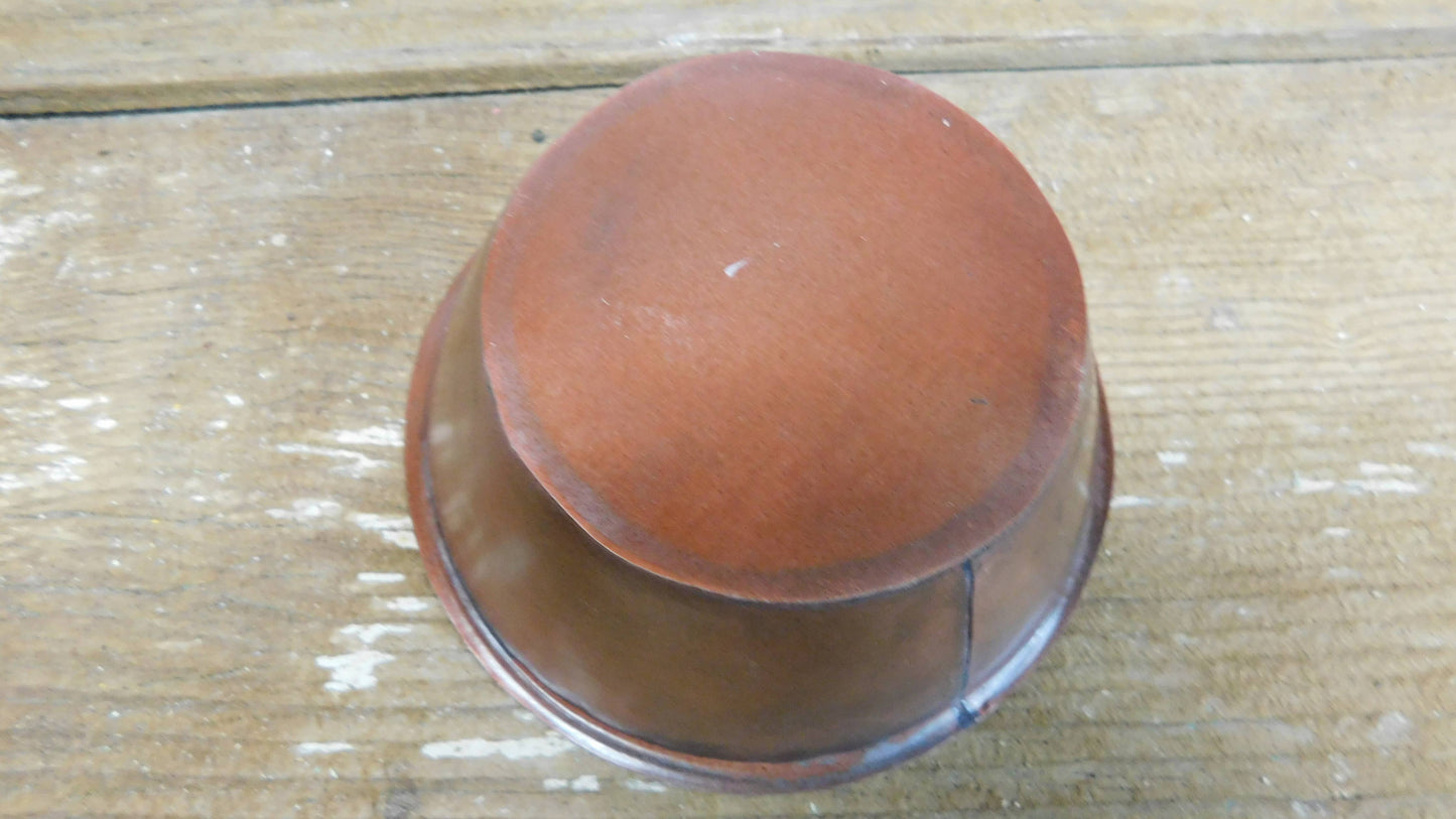 CLEARANCE-Cheese Mold Tin Inserts-Copper Tone-
