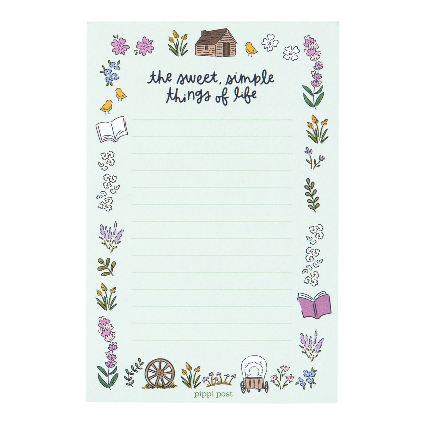 Little House on Prairie 4x6 Notepad LBV
