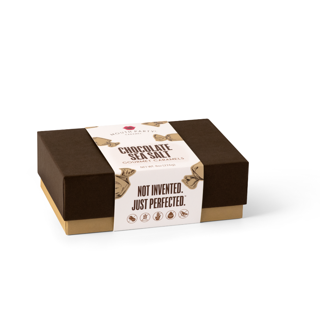 Chocolate sea salt caramel 1/2 lb gift box
