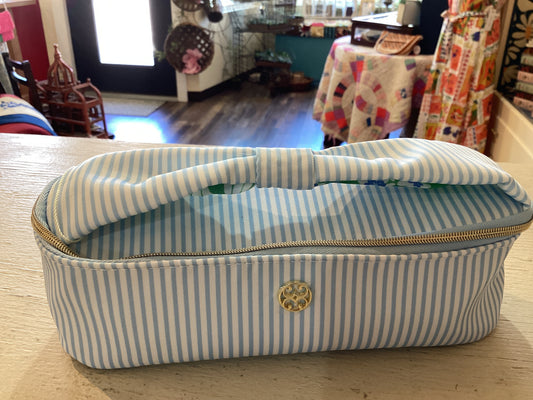 Blue Stripe Kiss & Makeup Mini