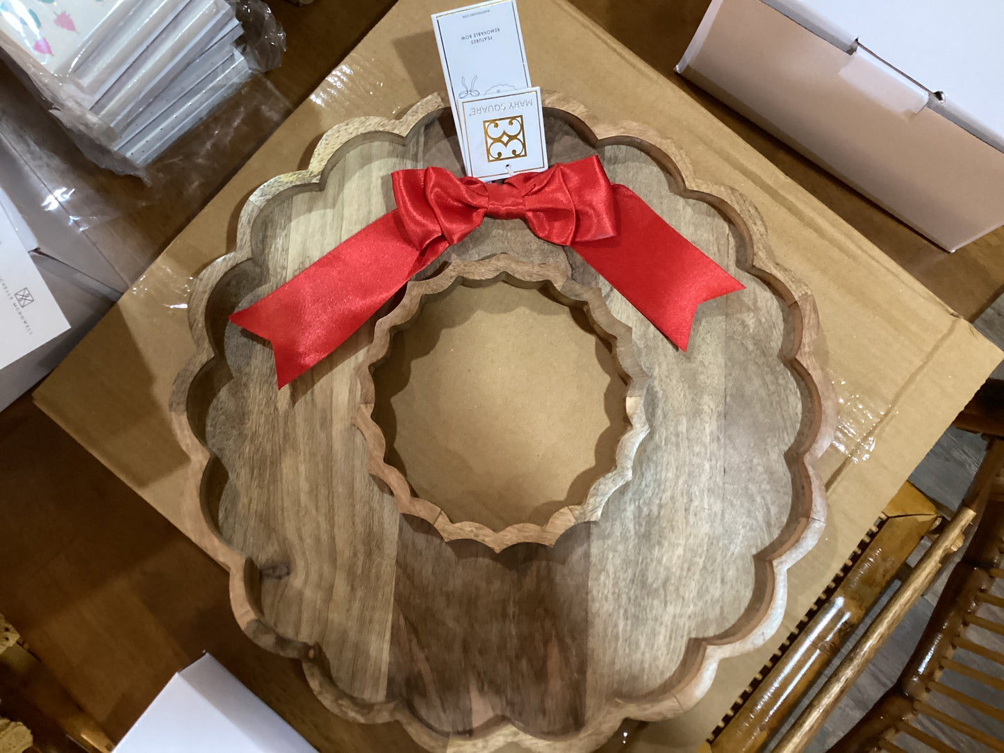 Wood Wreath Board