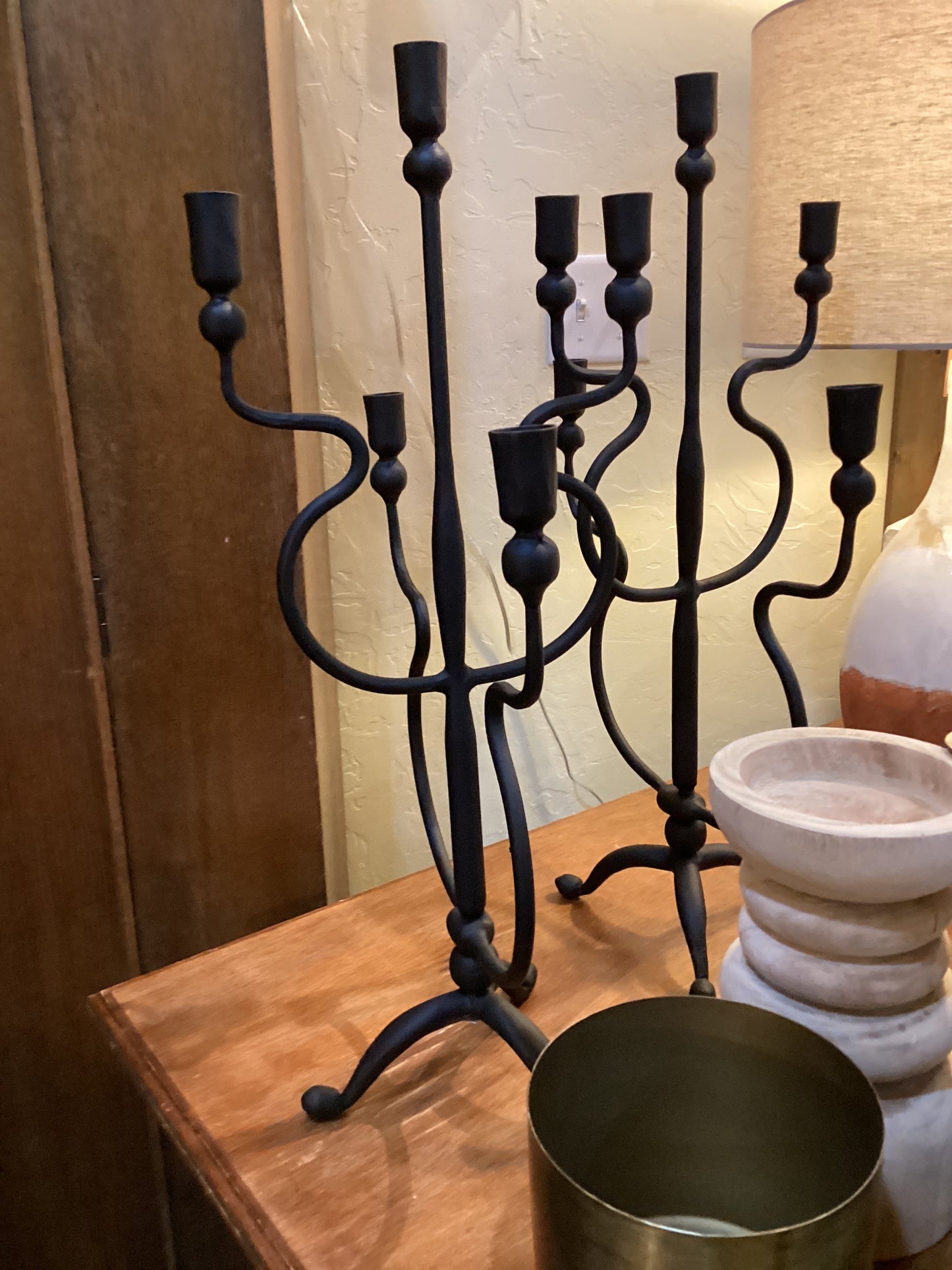 Black Taper Candelabra
