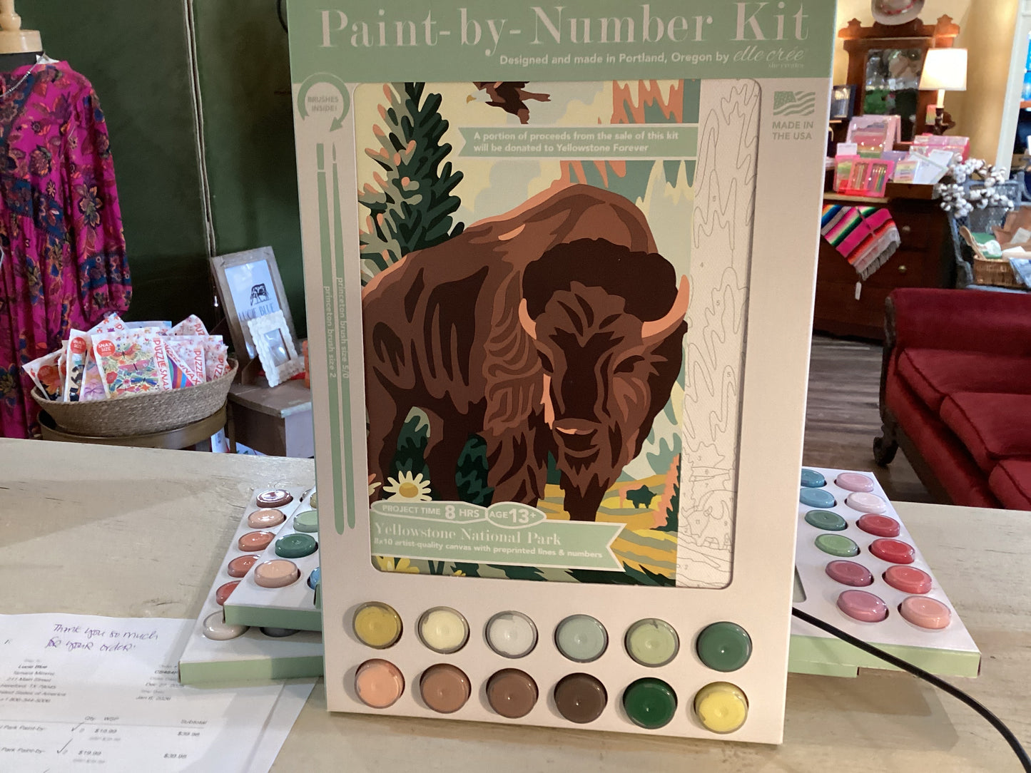Yellowstone National Park Paint by Number