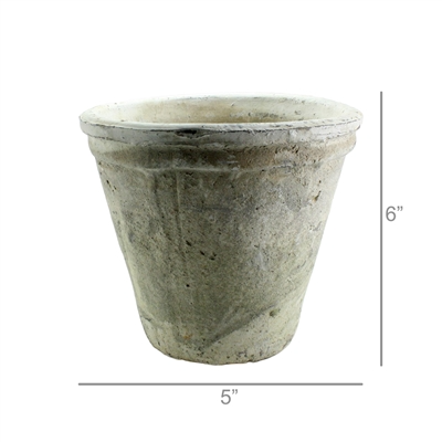 Rustic Terra Cotta Short Tomato Pot - Sm - Whitestone