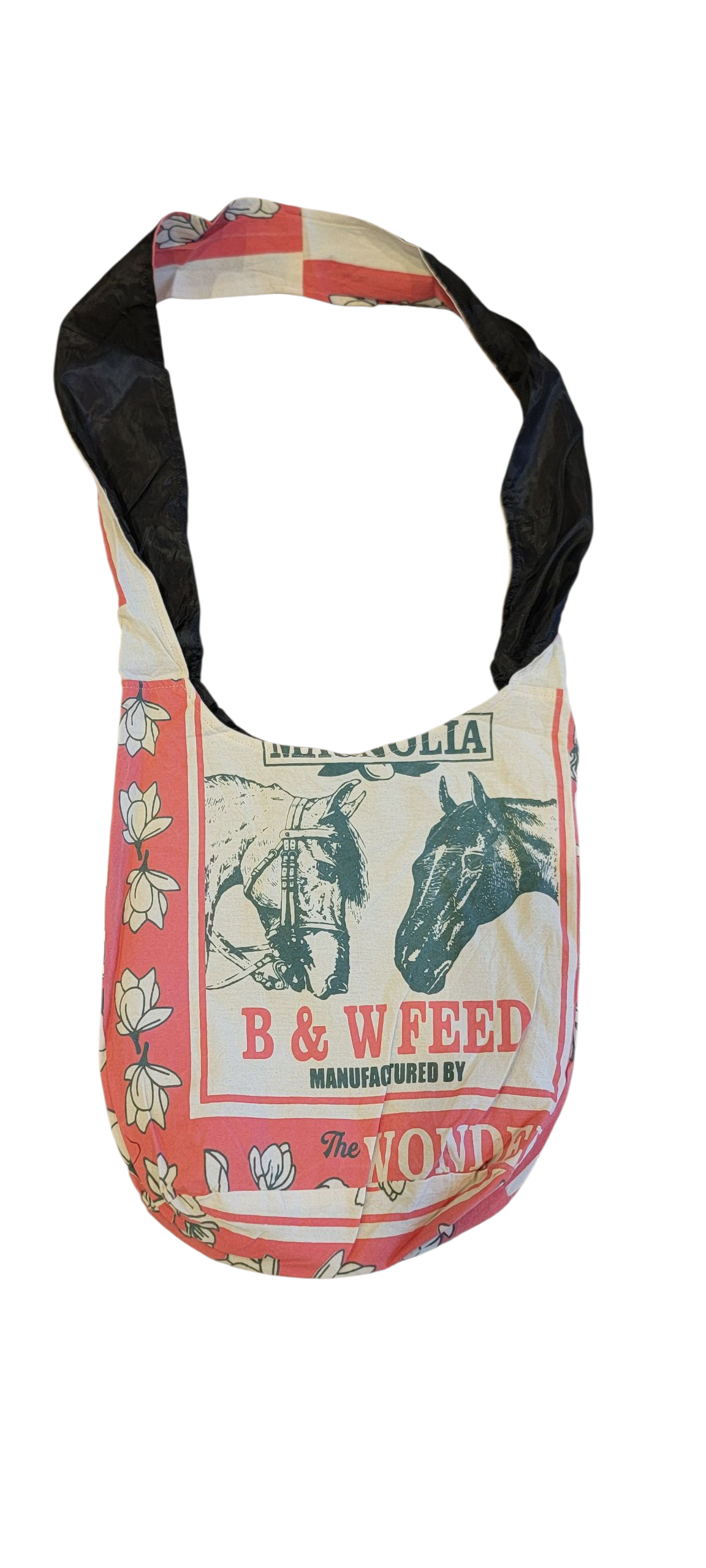 BA773 Reproduction of Flour Sack Vintage Cotton Lama Bag