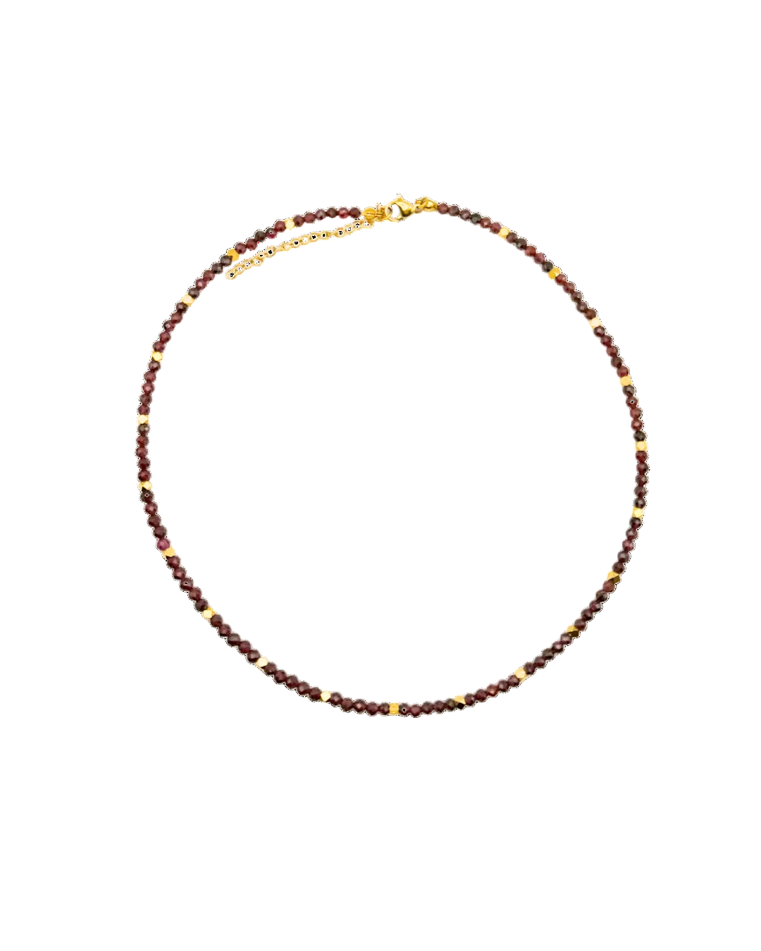 Garnet Dainty Necklace