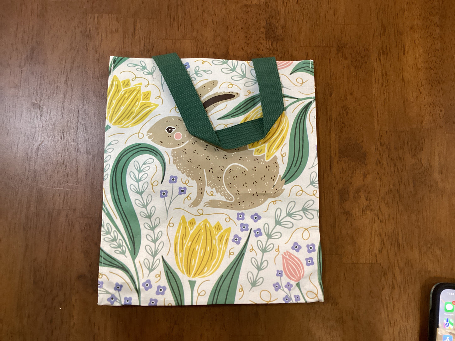 Rabbit Folk Art Tote