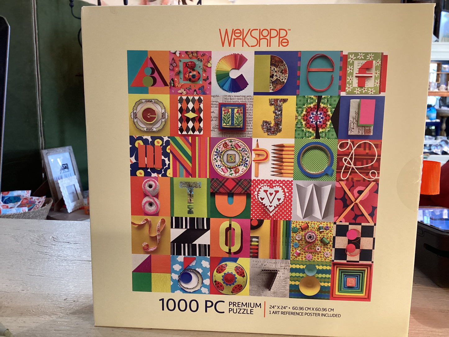Typeface Collage 1000 Piece Puzzle