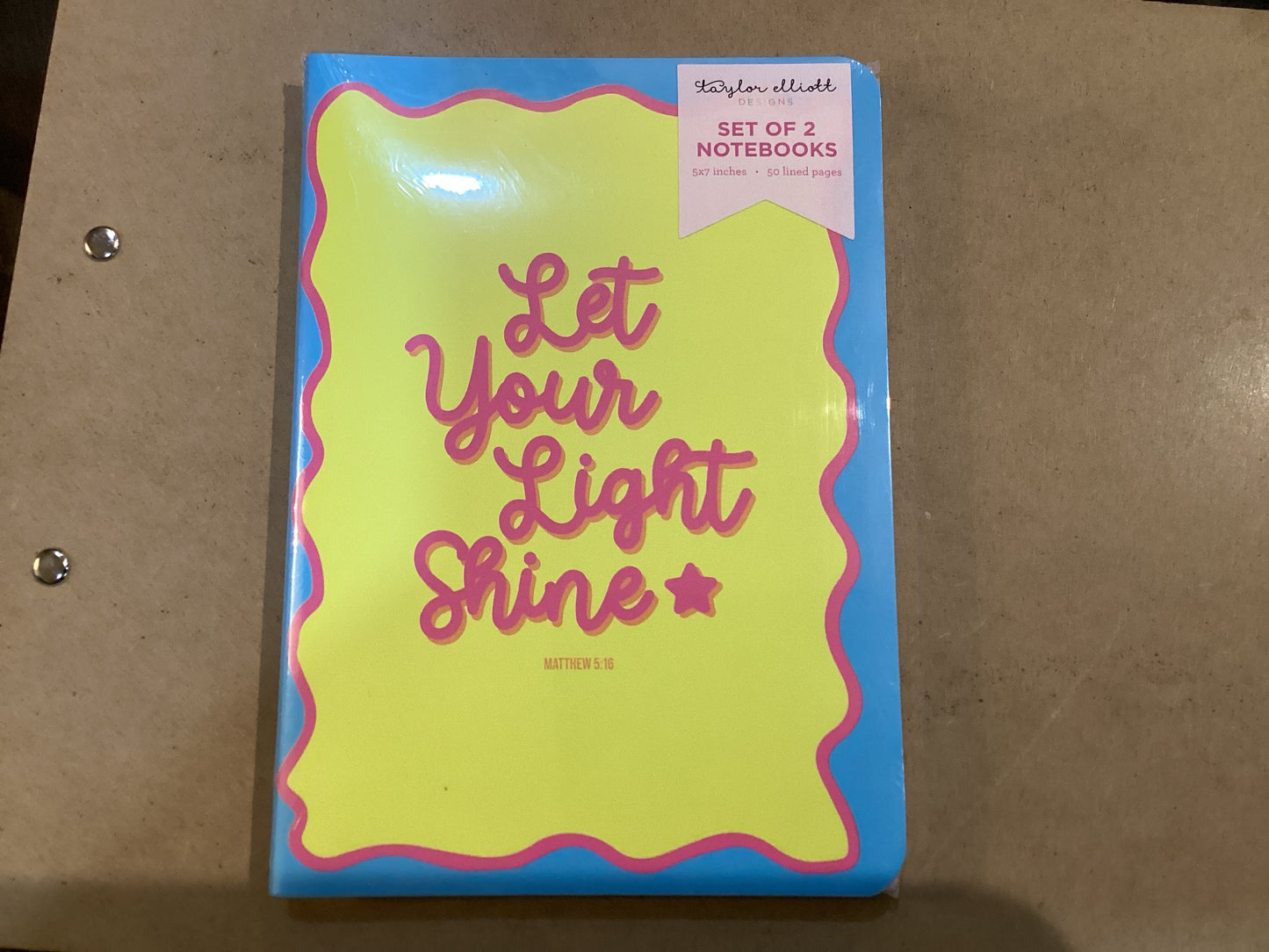 Set 2 Shine Notebooks