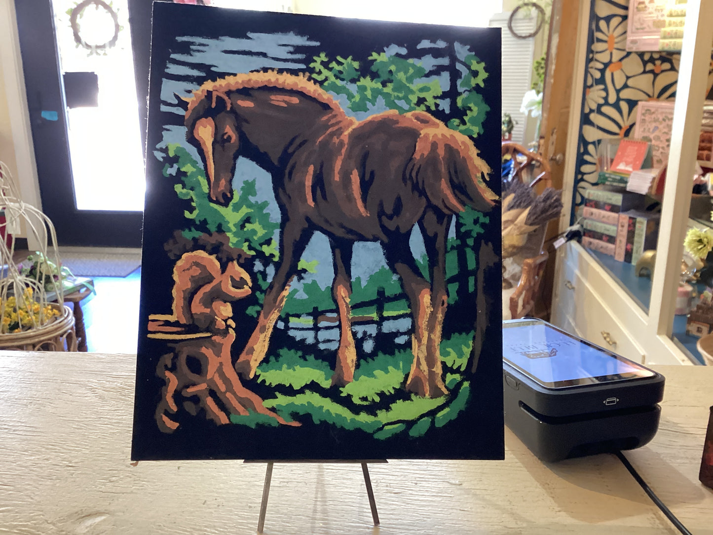 Velvet Horse Painting