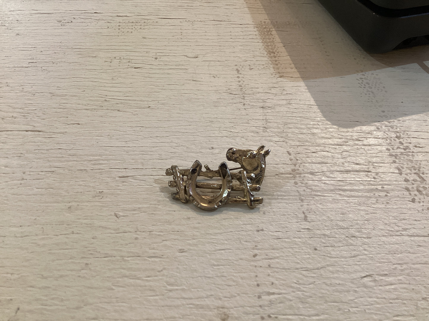 Vintage Horse/Fence/Shoe Pin