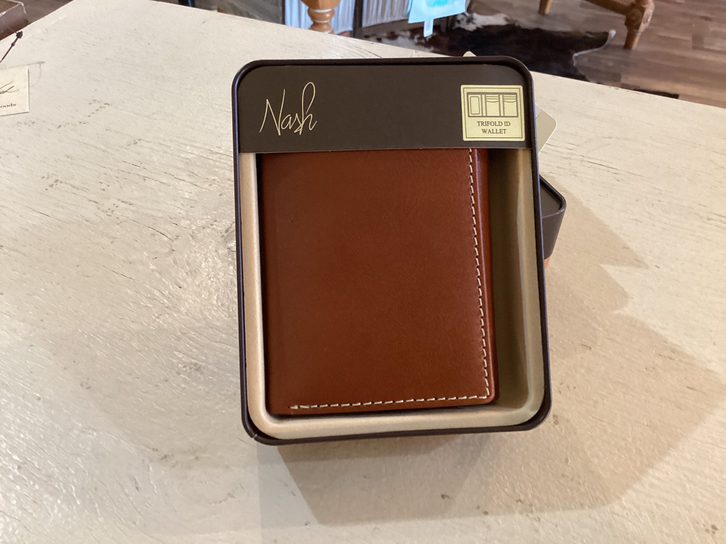 Heritage tri-fold wallet