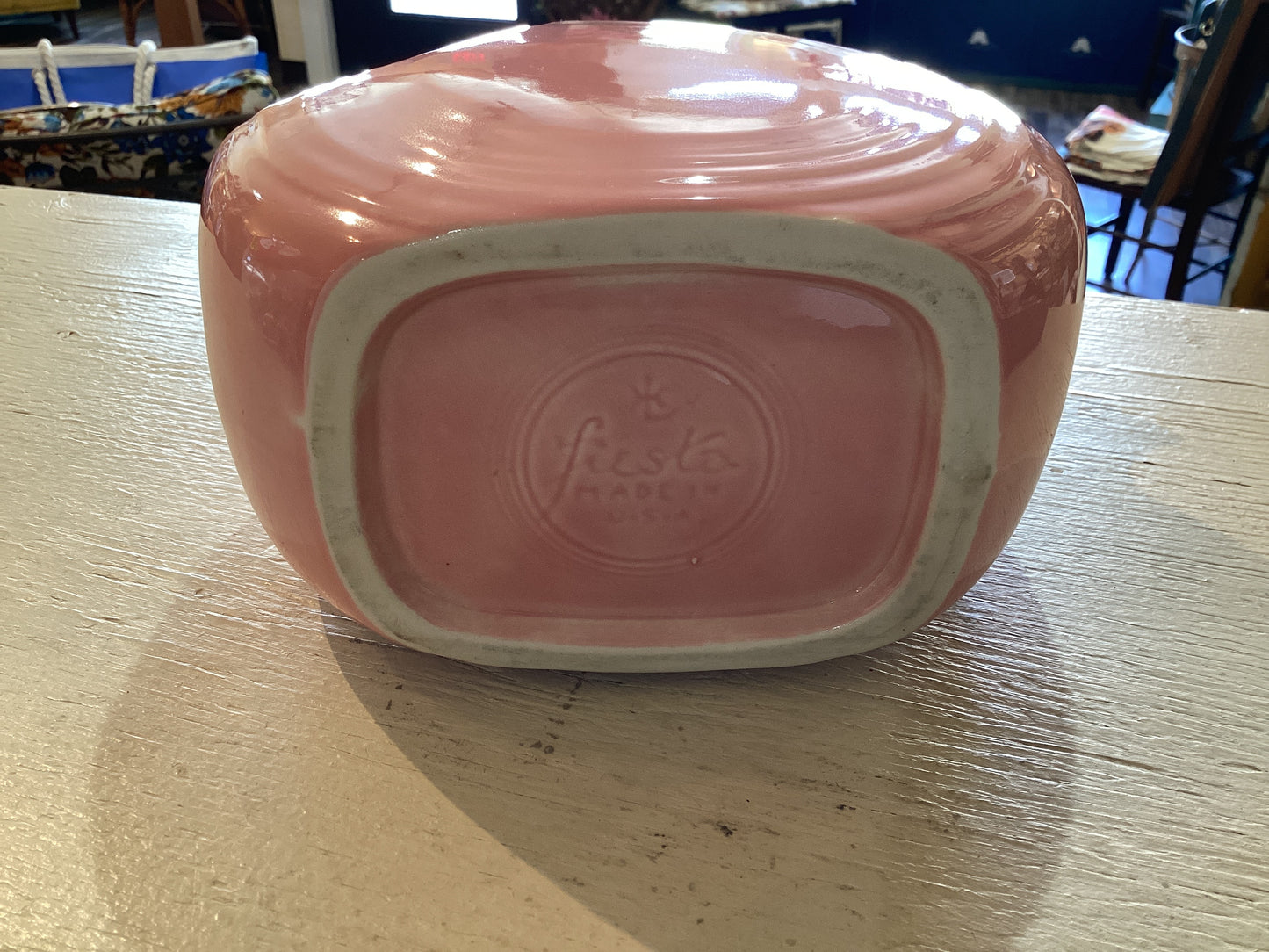 Fiesta Rose Disk Pitcher - Vintage