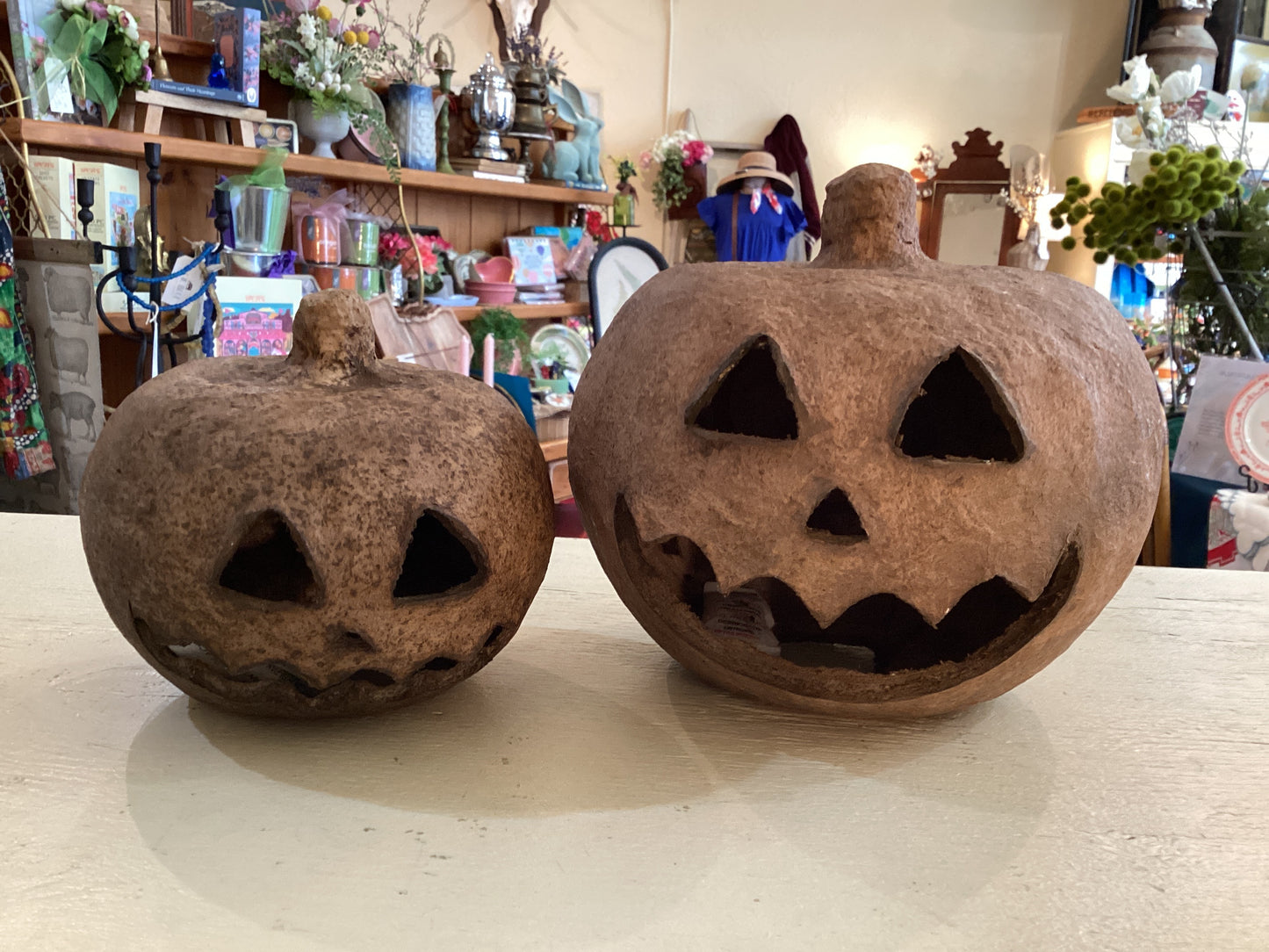 Paper Mache Pumpkins Set 2