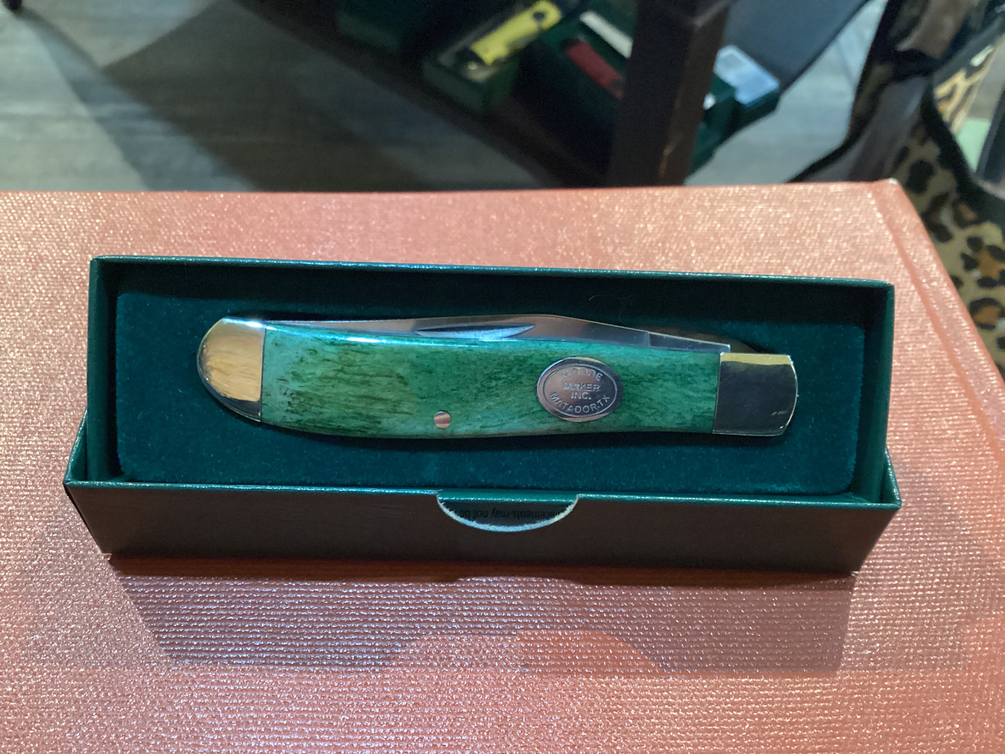 Green Moore Maker Knife 5160LLB