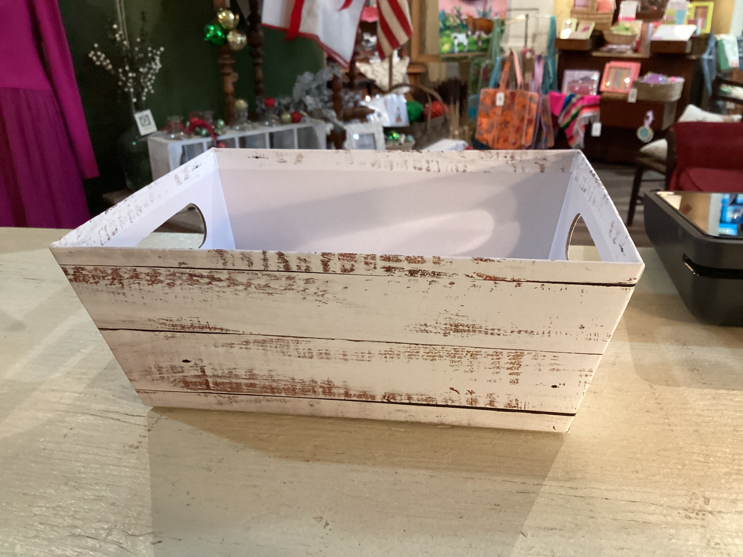 Wood Look Paper Box