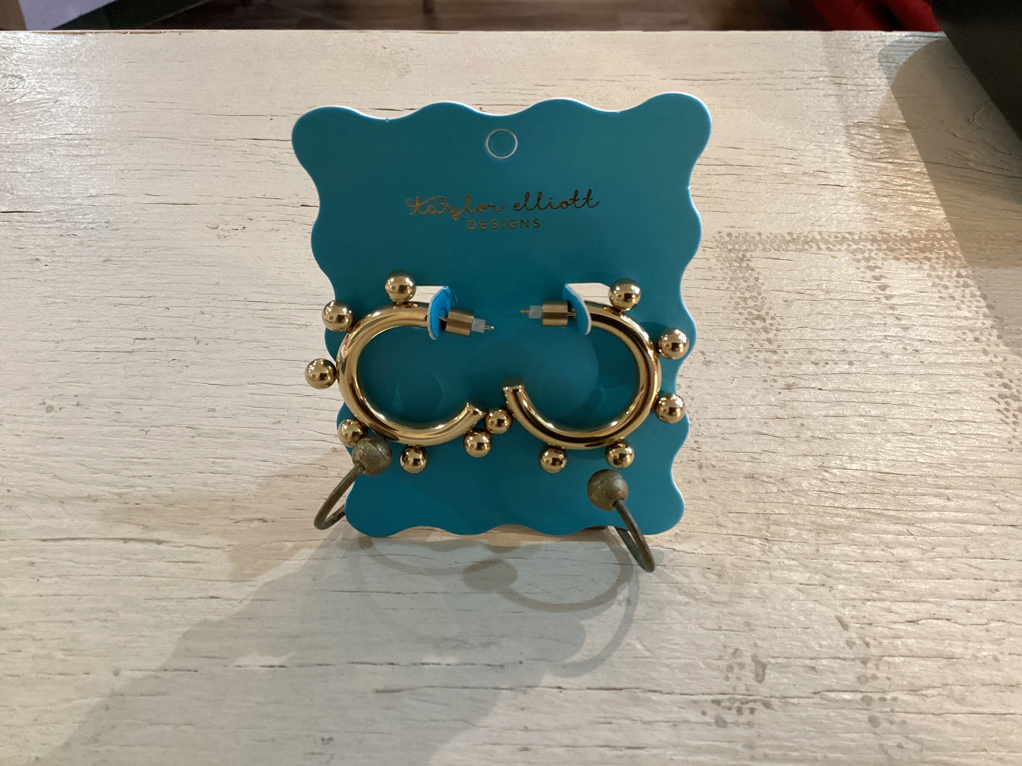 Naomi Ball Hoop Earrings