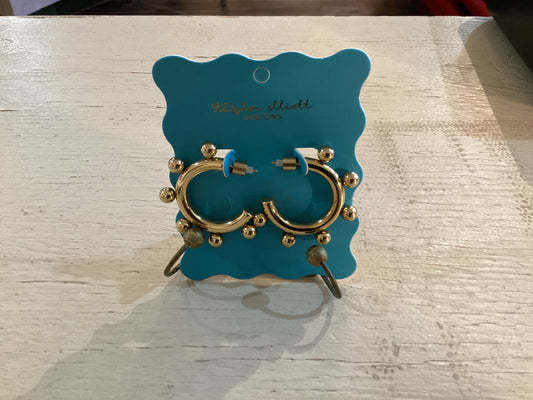 Naomi Ball Hoop Earrings