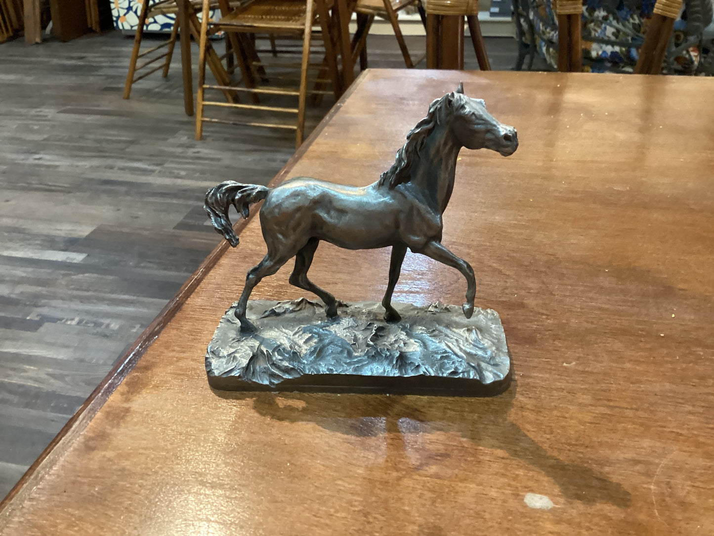 Vintage Pewter Horse