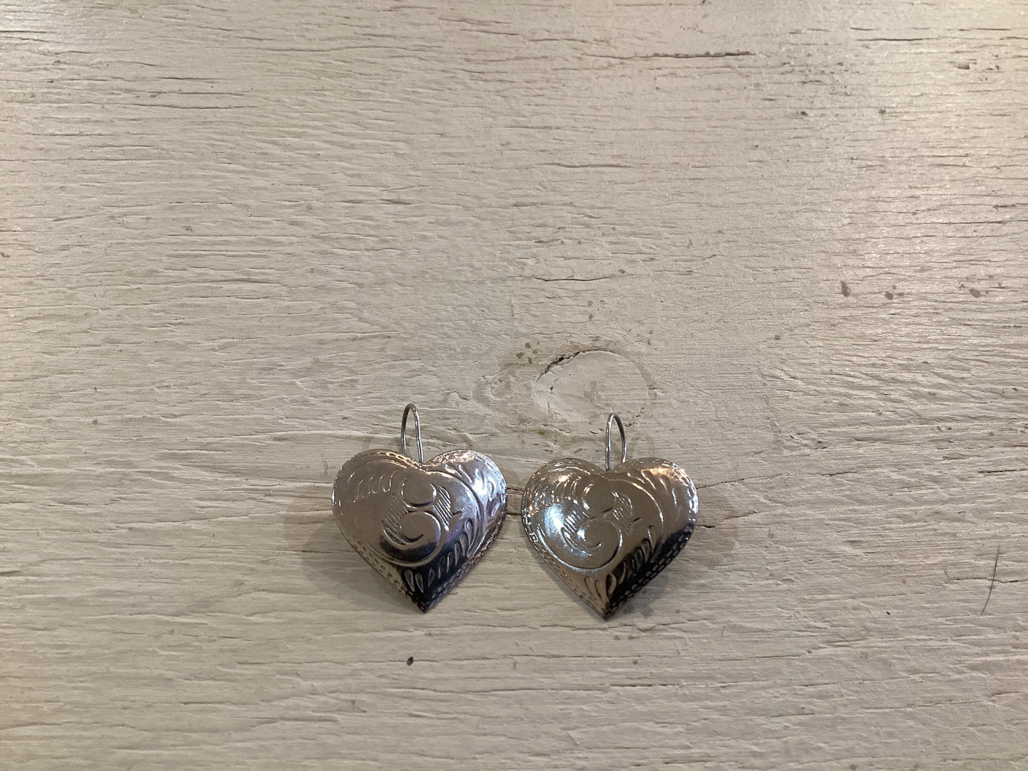 Vintage Heart Earrings