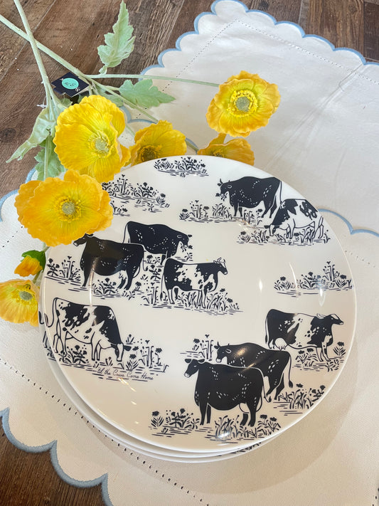 'Til the Cows Come Home Porcelain Dinner Plate