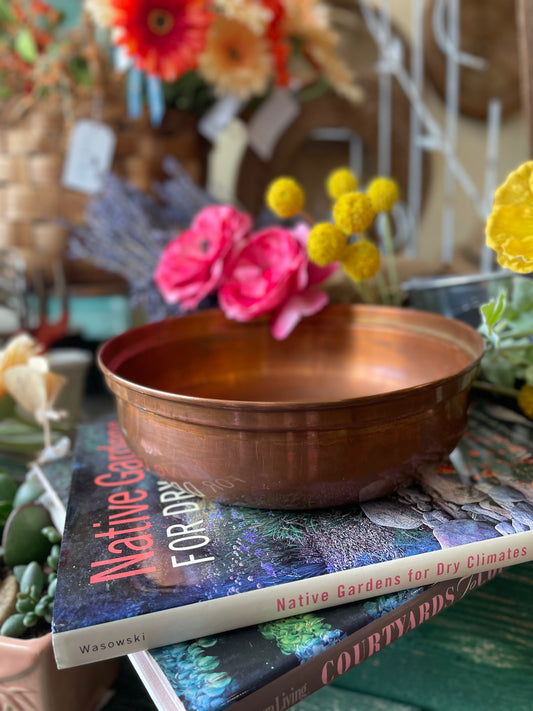 Vintage Copper Bowl