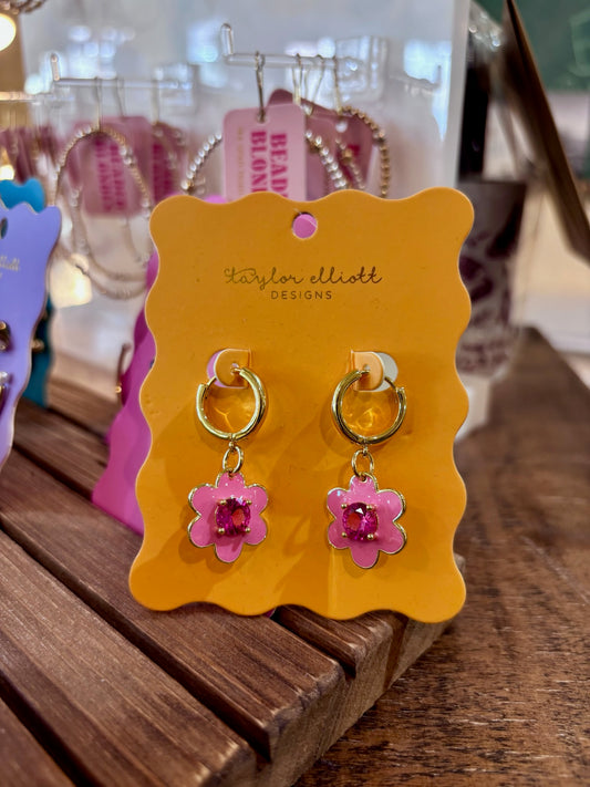 Lucy Pink Earrings by Taylor Elliott
