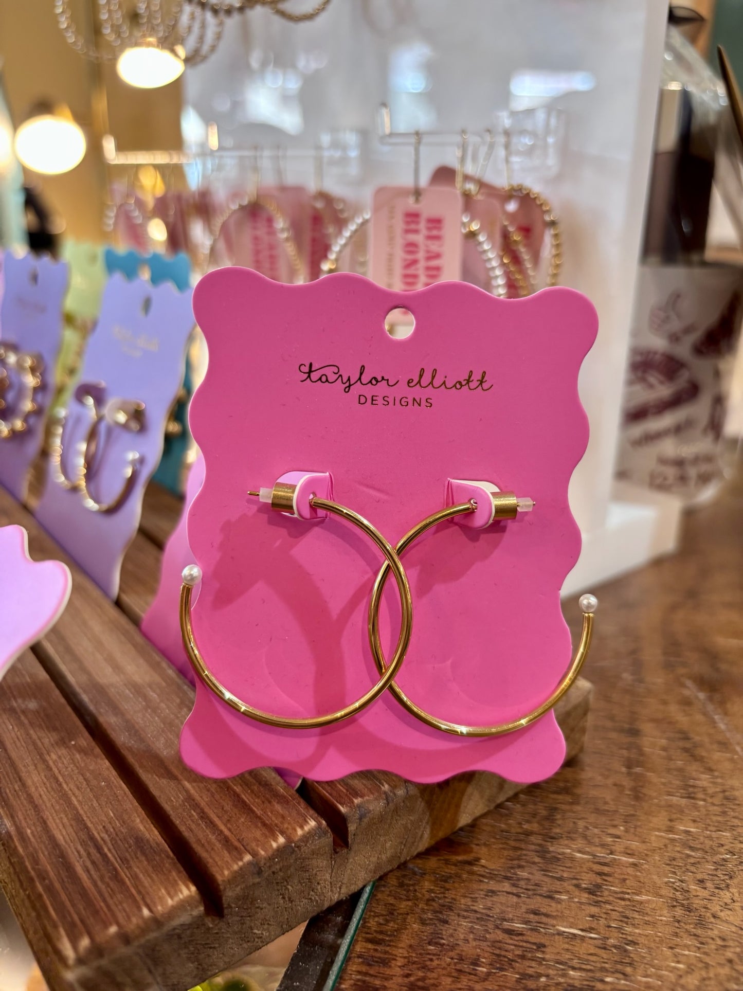 Alexis Gold Earrings Large by Taylor Elliott