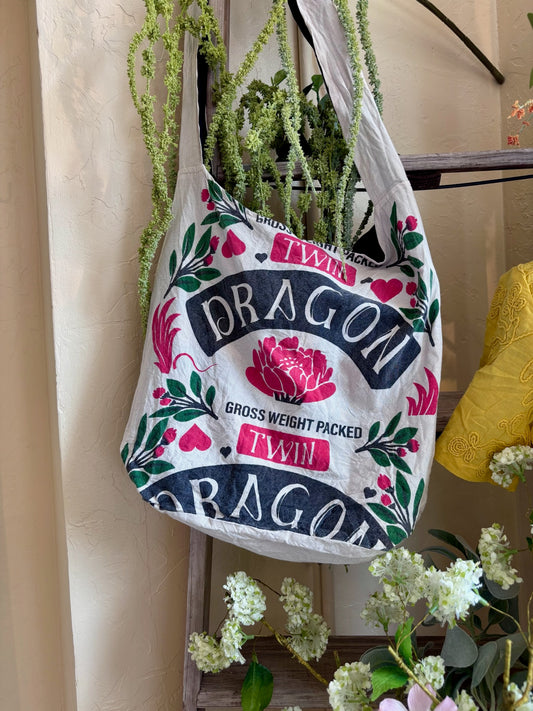 Flour Sack Vintage Cotton Bag- Multiple Varieties