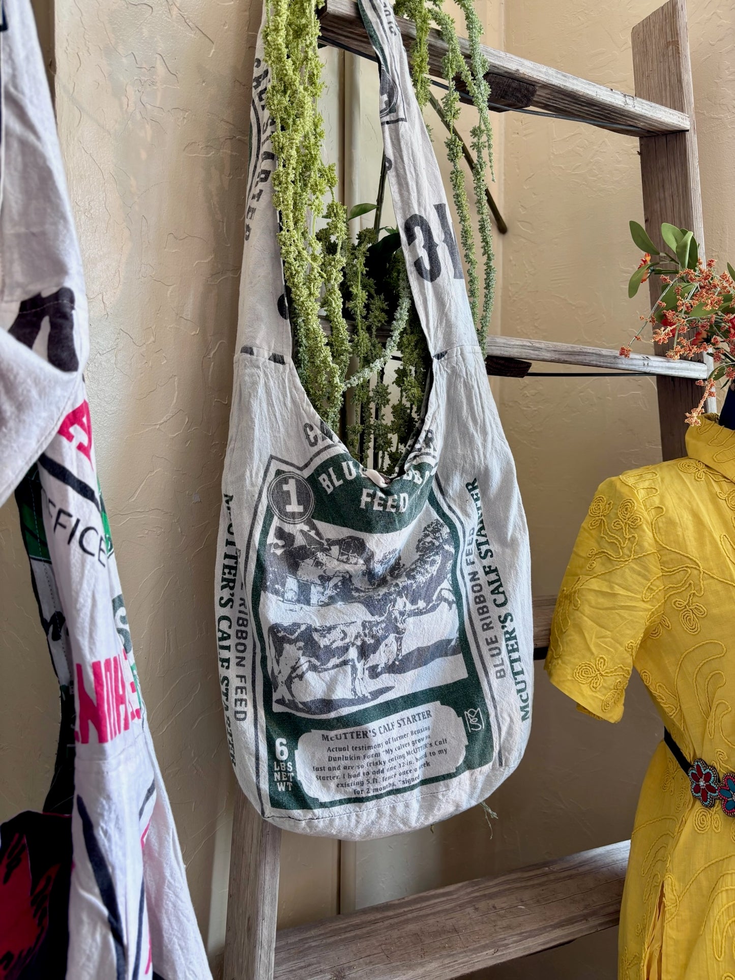 Flour Sack Vintage Cotton Bag- Multiple Varieties