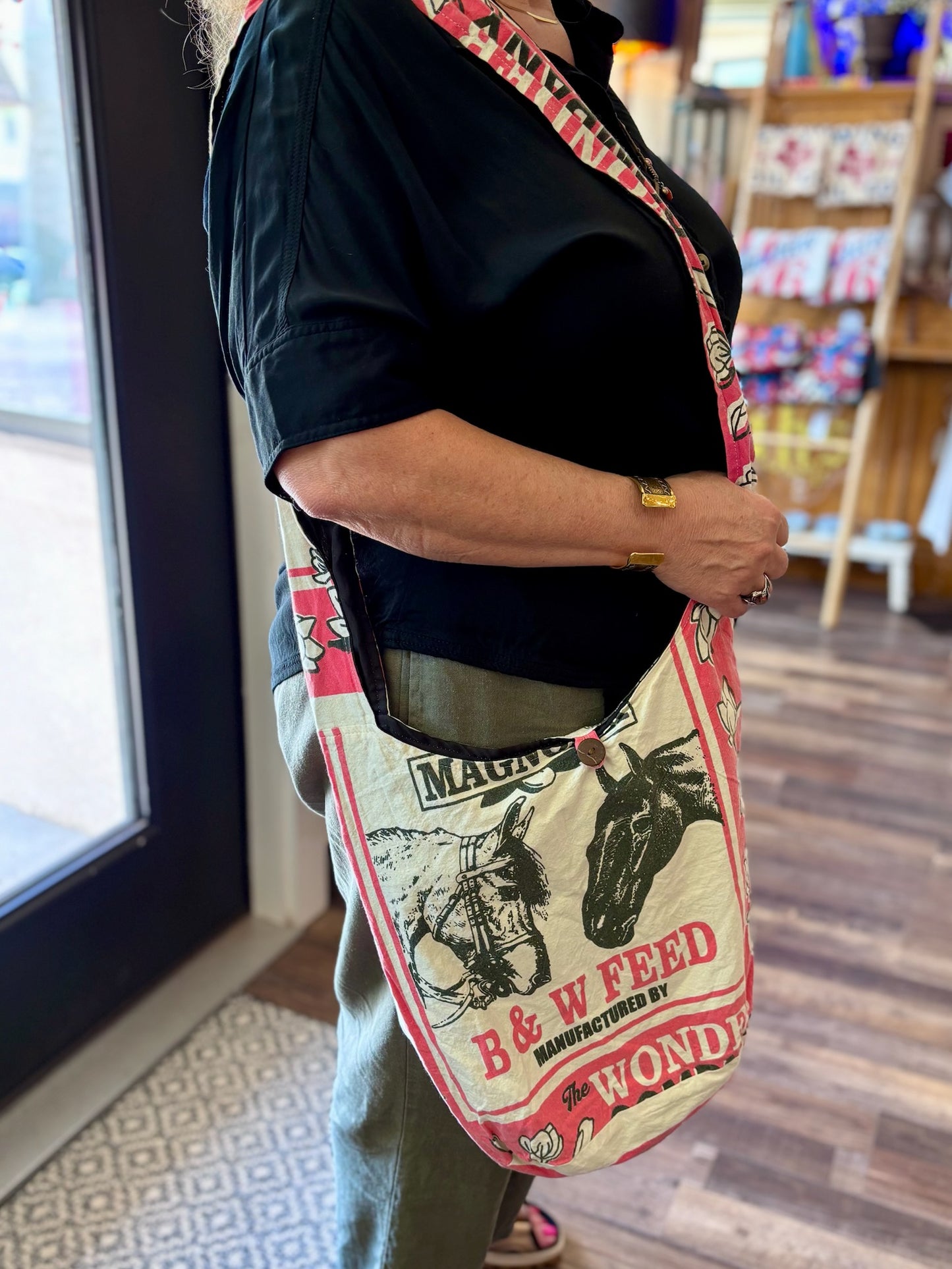 Flour Sack Vintage Cotton Bag- Multiple Varieties