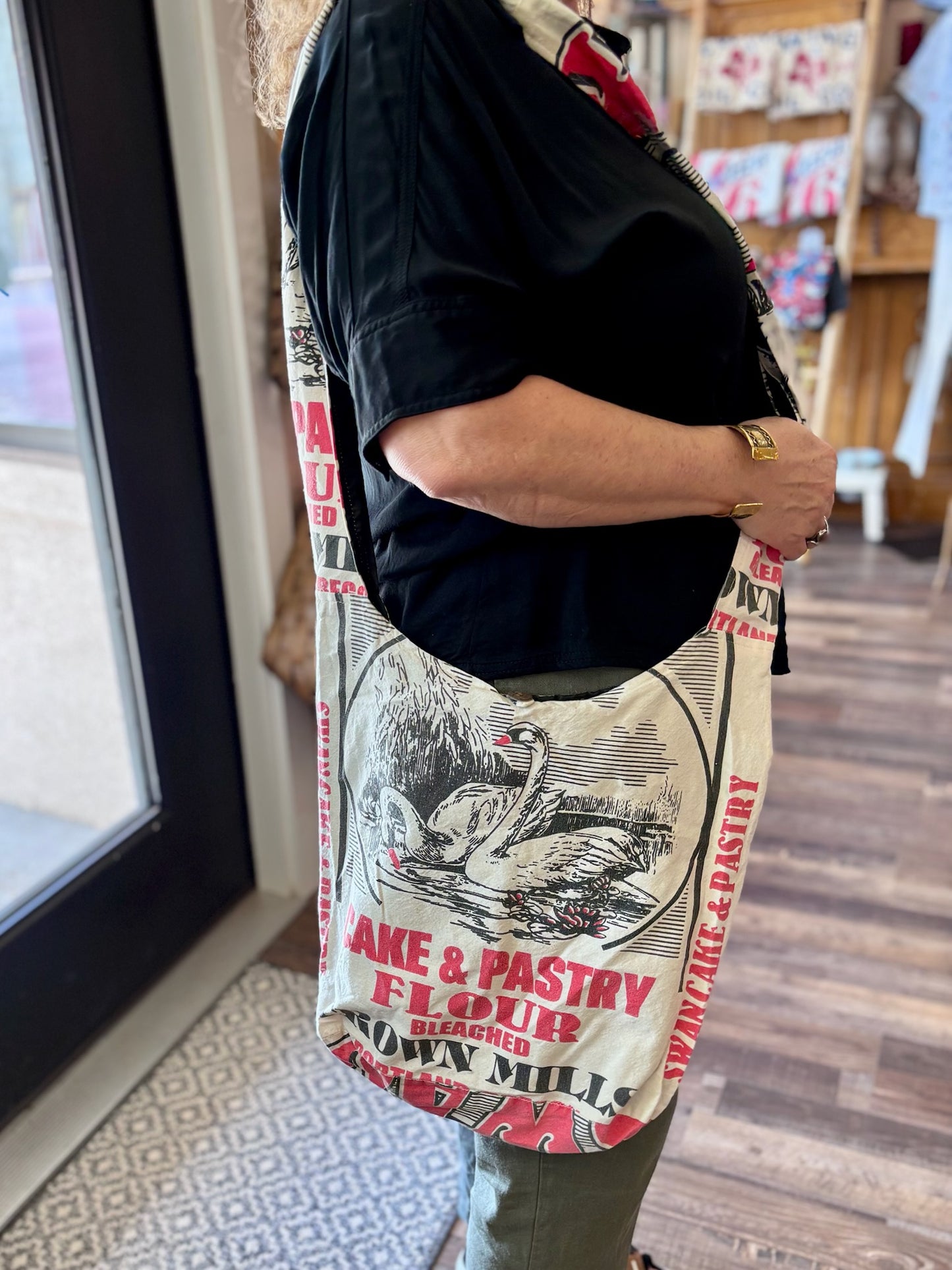Flour Sack Vintage Cotton Bag- Multiple Varieties