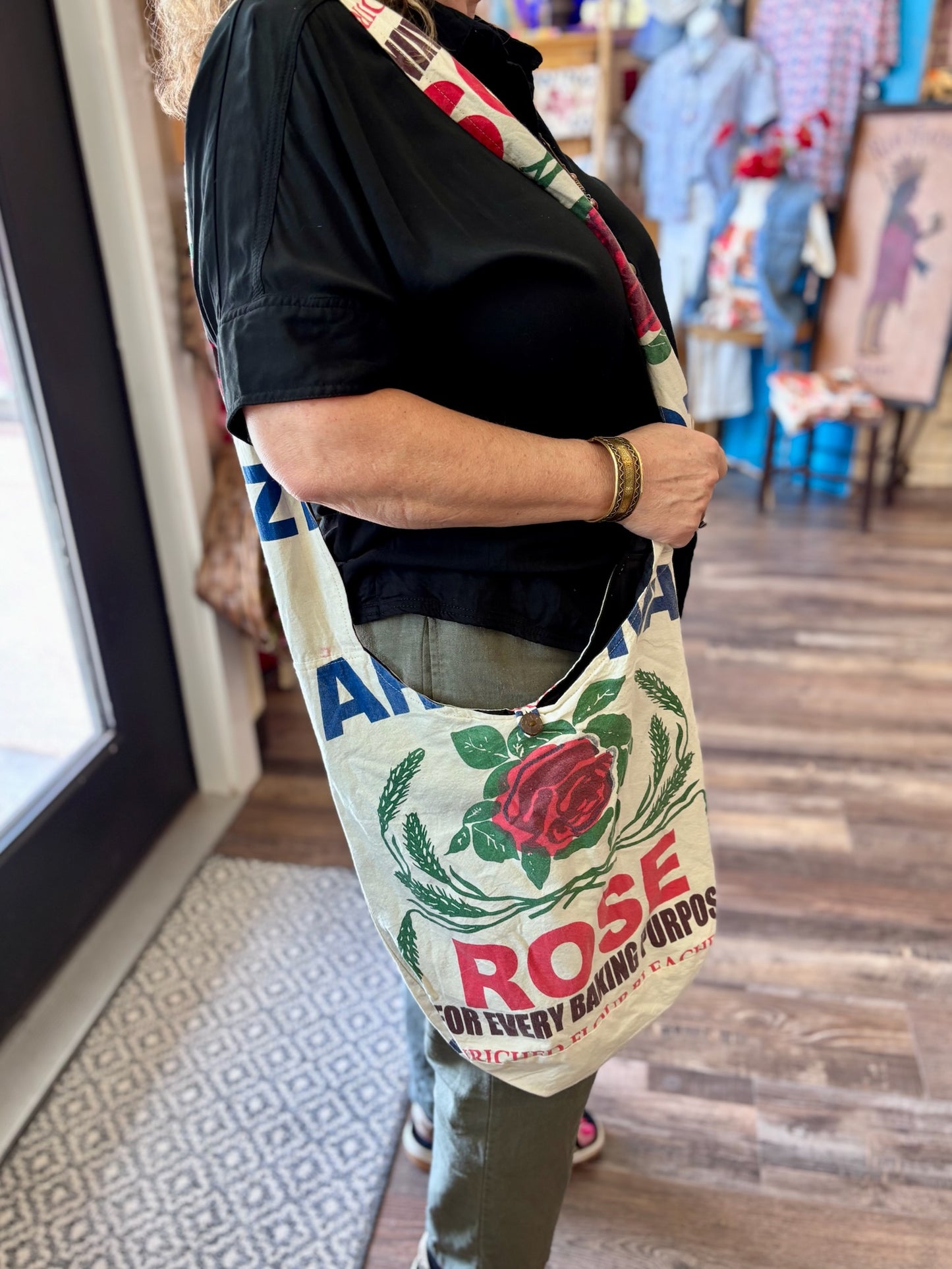 Flour Sack Vintage Cotton Bag- Multiple Varieties