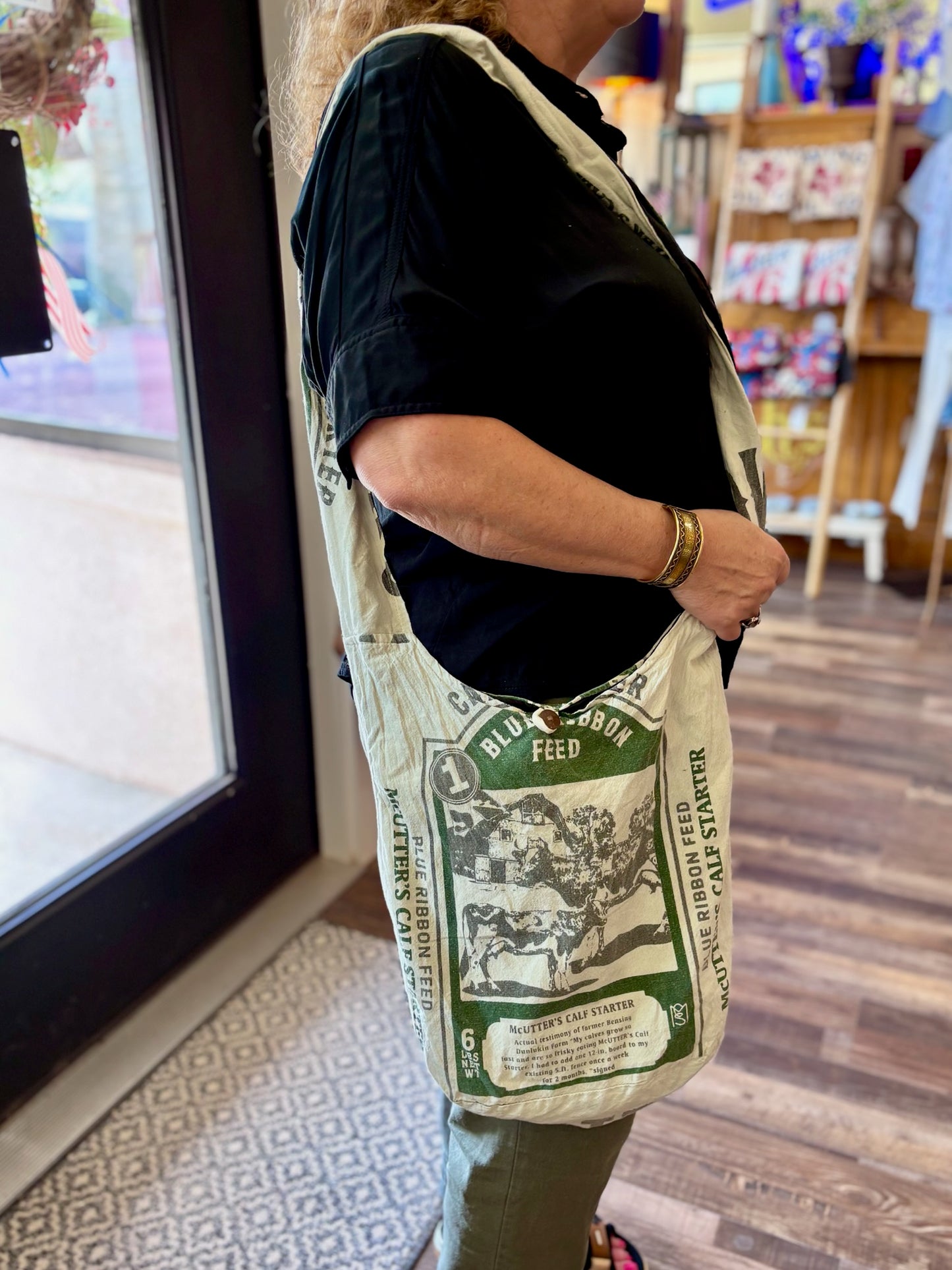 Flour Sack Vintage Cotton Bag- Multiple Varieties