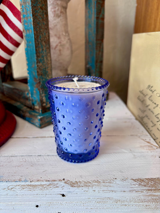 Lavender - 3.5 oz Votive Hobnail Candle