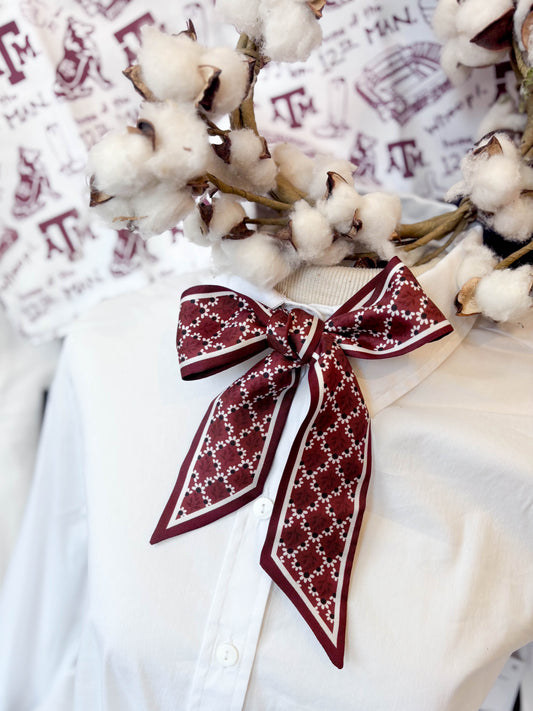 The Sideline Scarf - Maroon