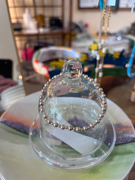 Mini Katy Bracelet in Silver with Gold