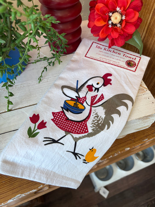 Kitchen Chicken Tea Towel