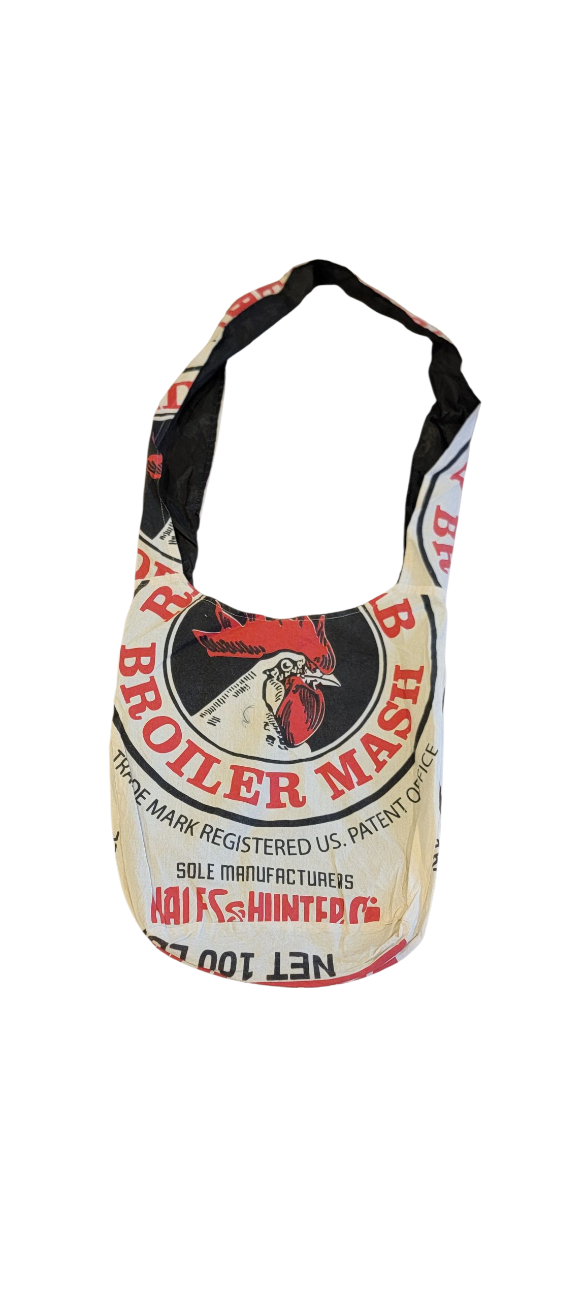 BA773 Reproduction of Flour Sack Vintage Cotton Lama Bag