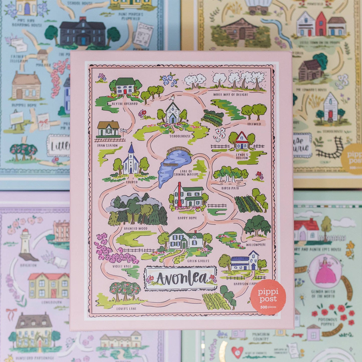 Anne of Green Gables Map of Avonlea- 500 Piece Jigsaw Puzzle