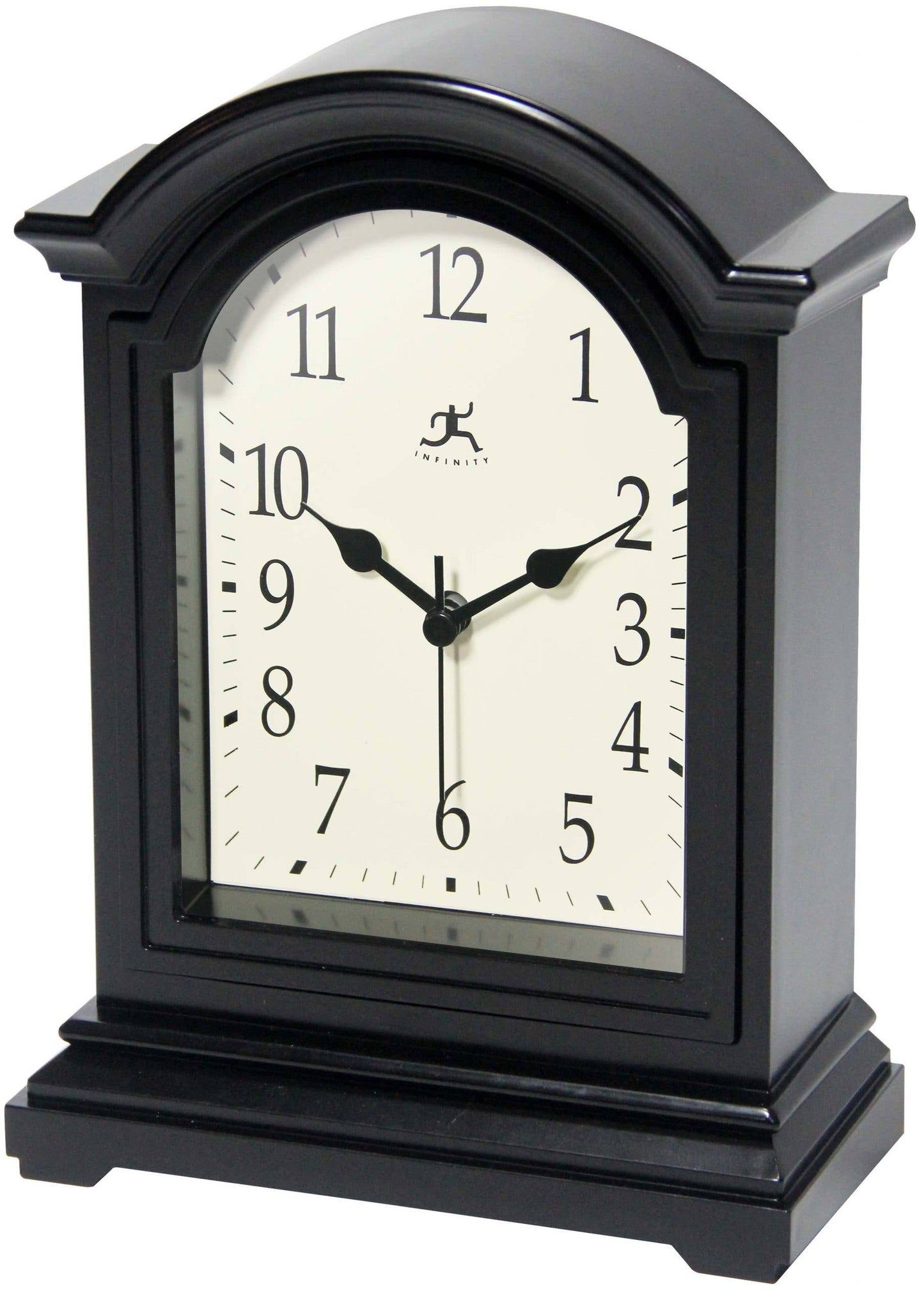 Classic Grandfather Black Traditional Tabletop Clock 9 Inch
